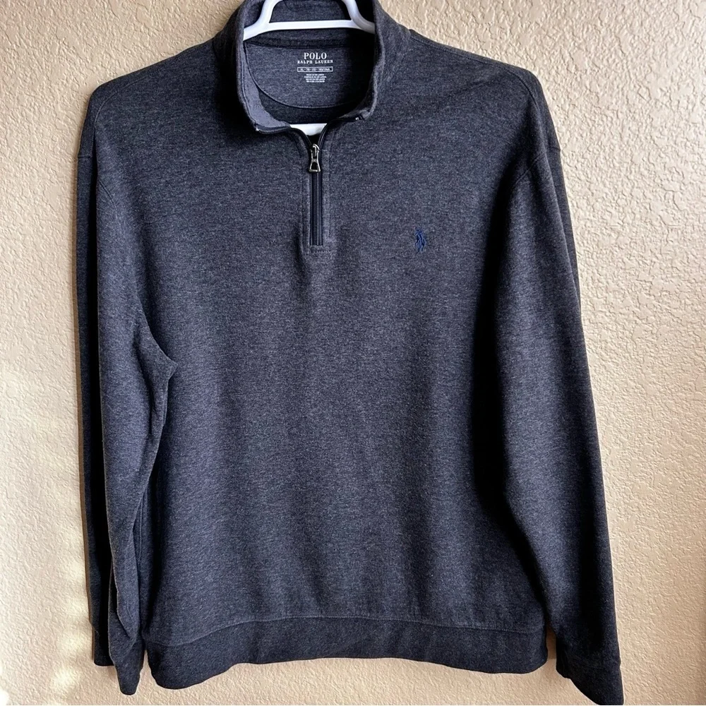 Polo Ralph Lauren Quarter Zip Heather Sweater